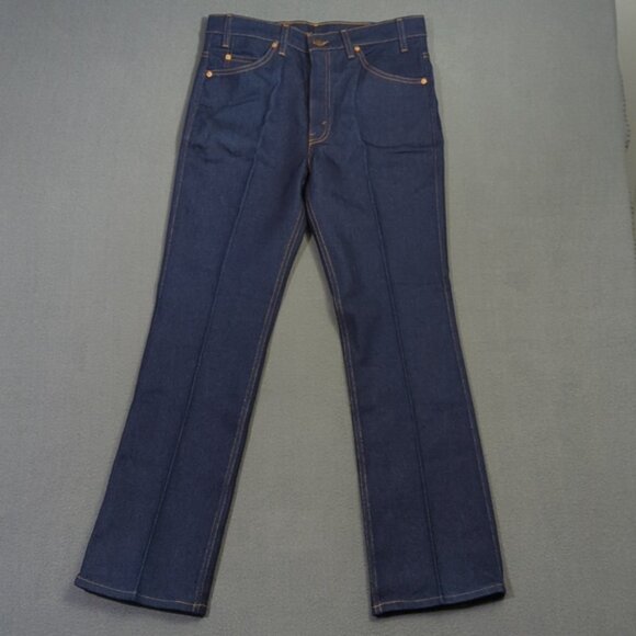 Levi's Vtg Jeans Men's 34x31 Blue Deadstock 517 Boot Cut Orange Tab Made In USA - Picture 2 of 14